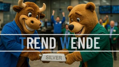 TrendWende - Silber steigt auf über 38$ an - Kryptos brechen aus - Überall Kaufsignale