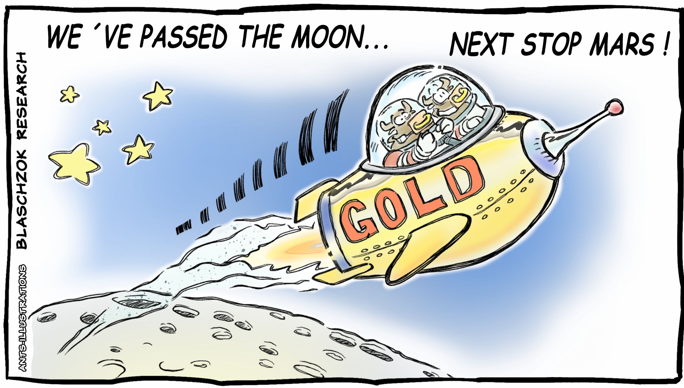 Gold to mars !!!