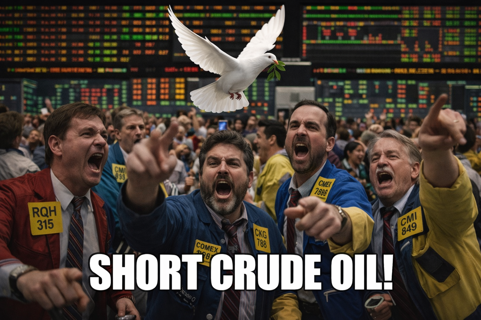 TrendWende - Edelmetalle erreichen Abwärtstrends - Friedenstauben - Rohöl fällt