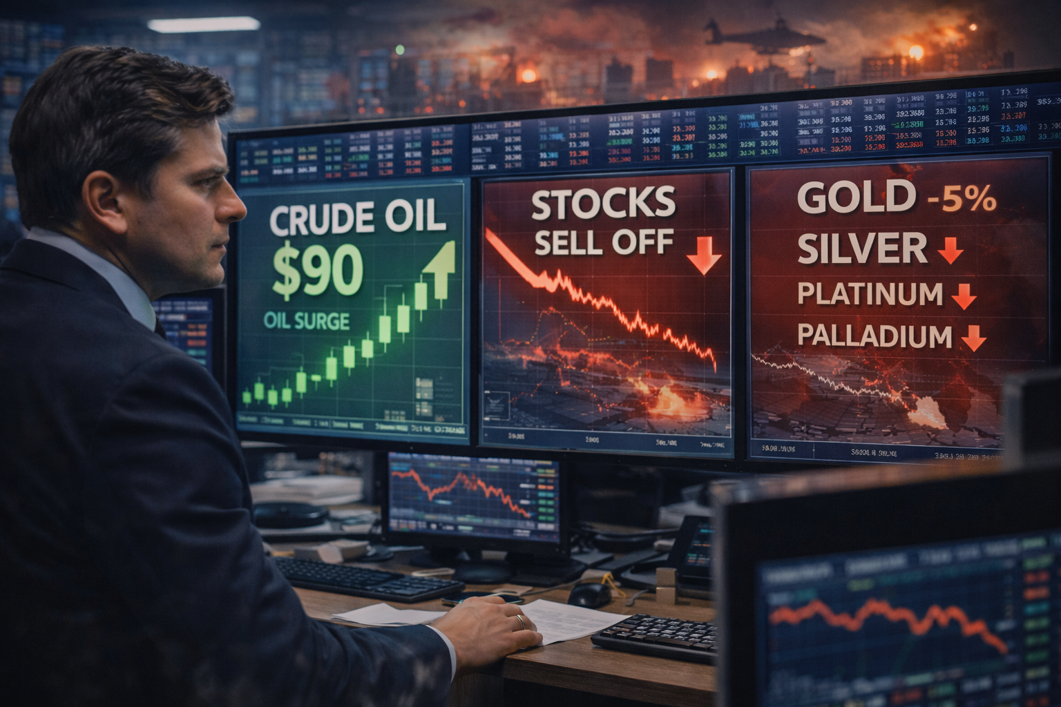 TrendWende - Öl bei 90 Dollar - Rezessionsgefahr steigt - Industriemetalle fallen