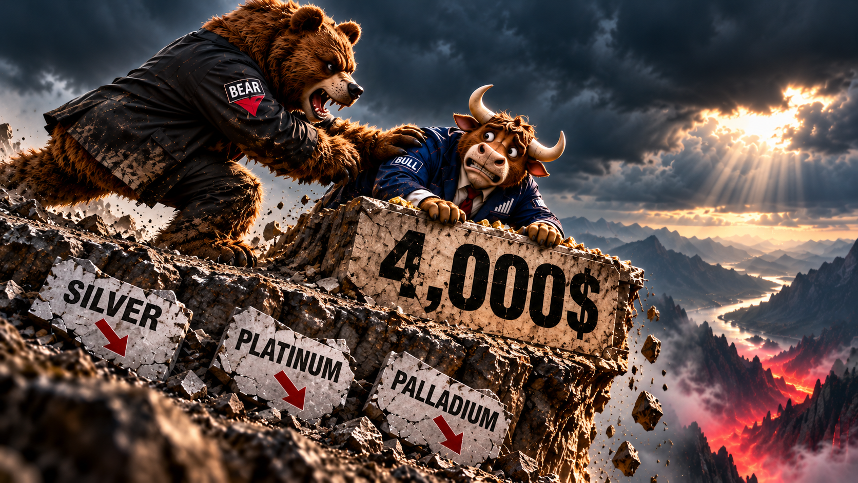 TrendWende - Silber, Platin und Palladium bilden neue Tiefs aus - wann folgt Gold?