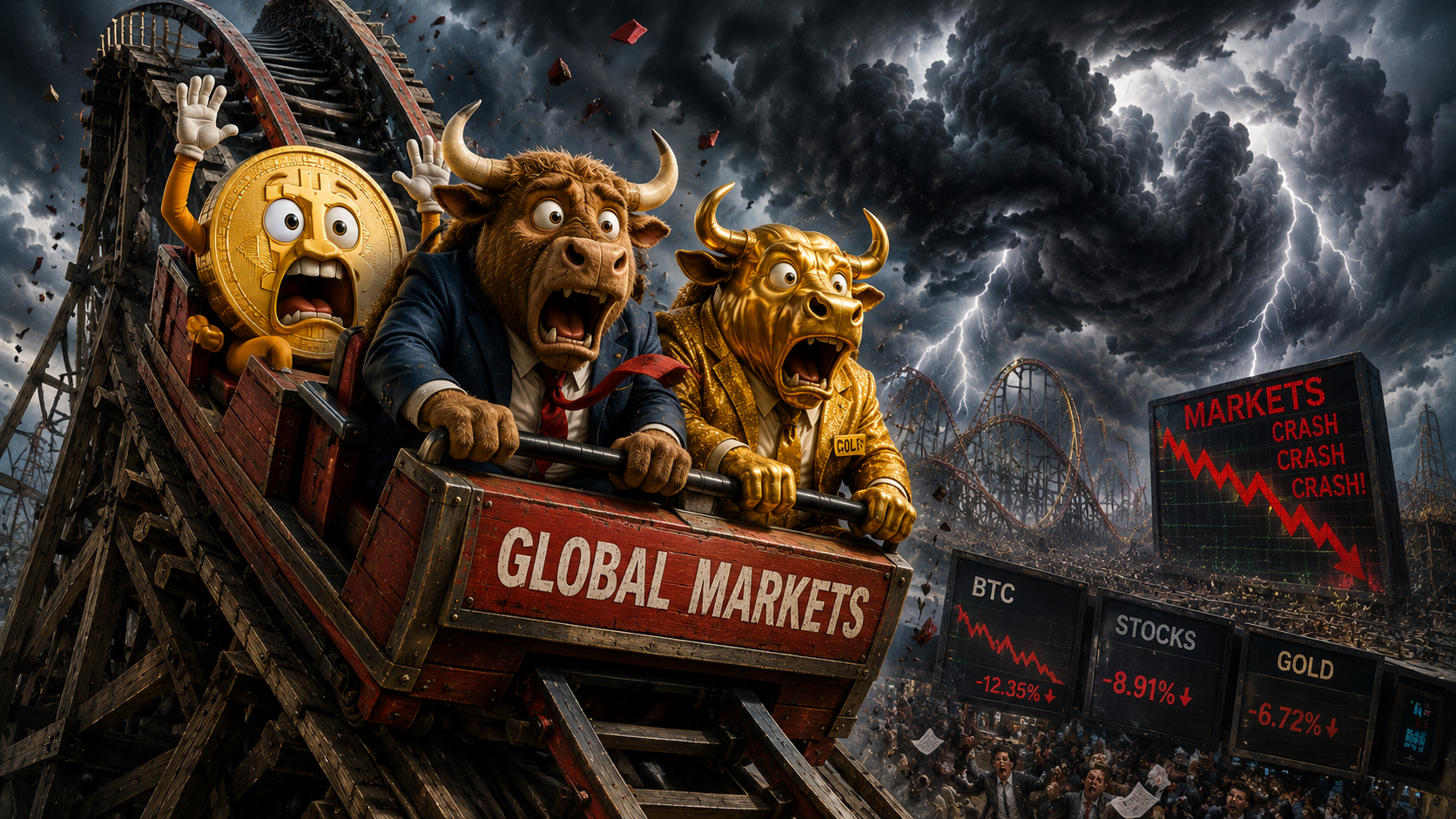 TrendWende - Aufwärtstrends gebrochen - Aktienmärkte, Krypto und Edelmetalle crashen gleichzeitig